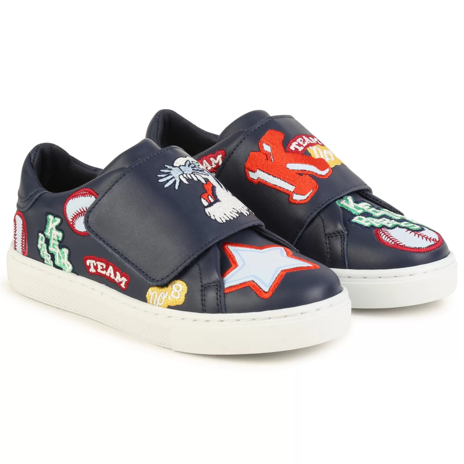 Embroidered Velcro Trainers^KENZO KIDS Outlet