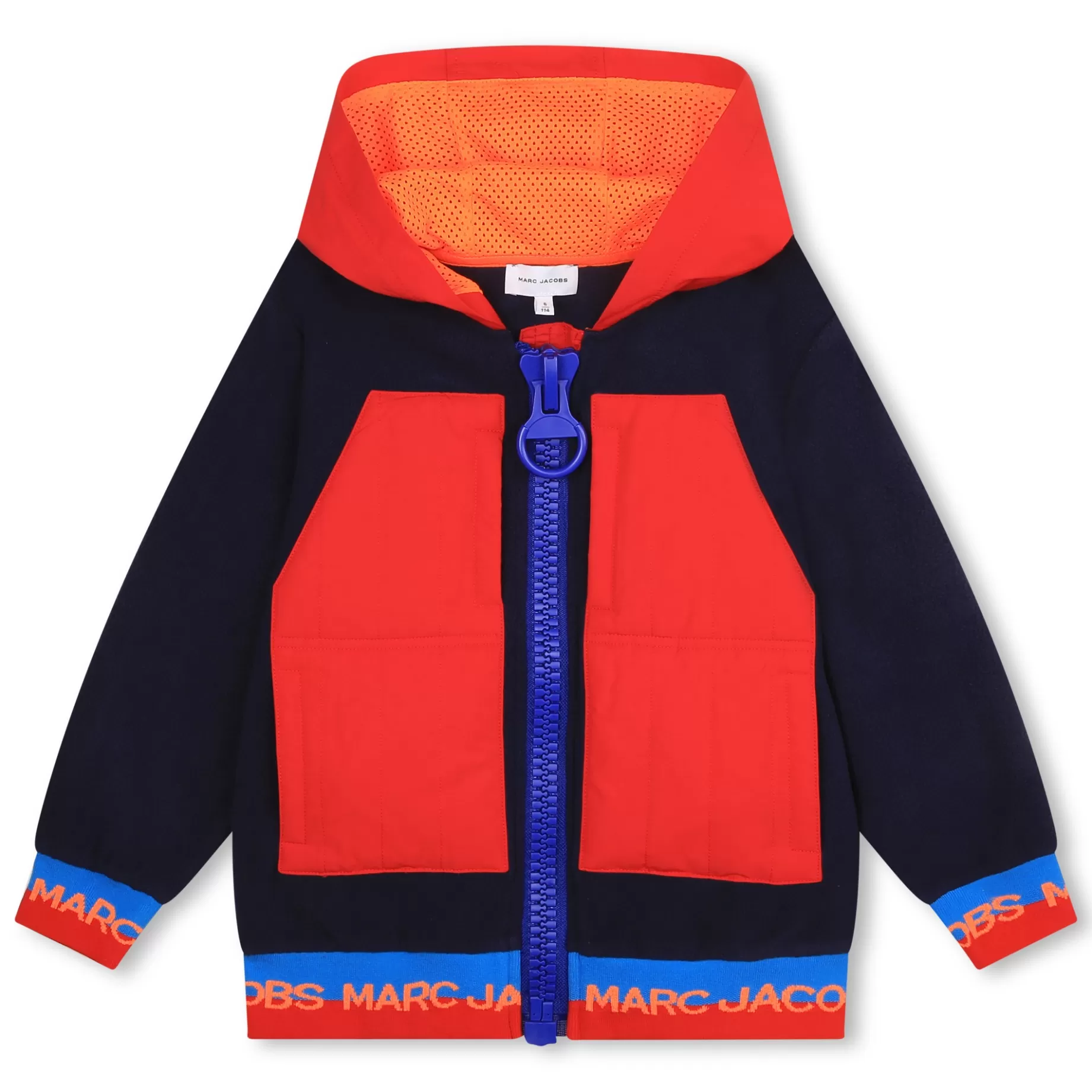 Fleece Hooded Zipped Jumper^MARC JACOBS Store