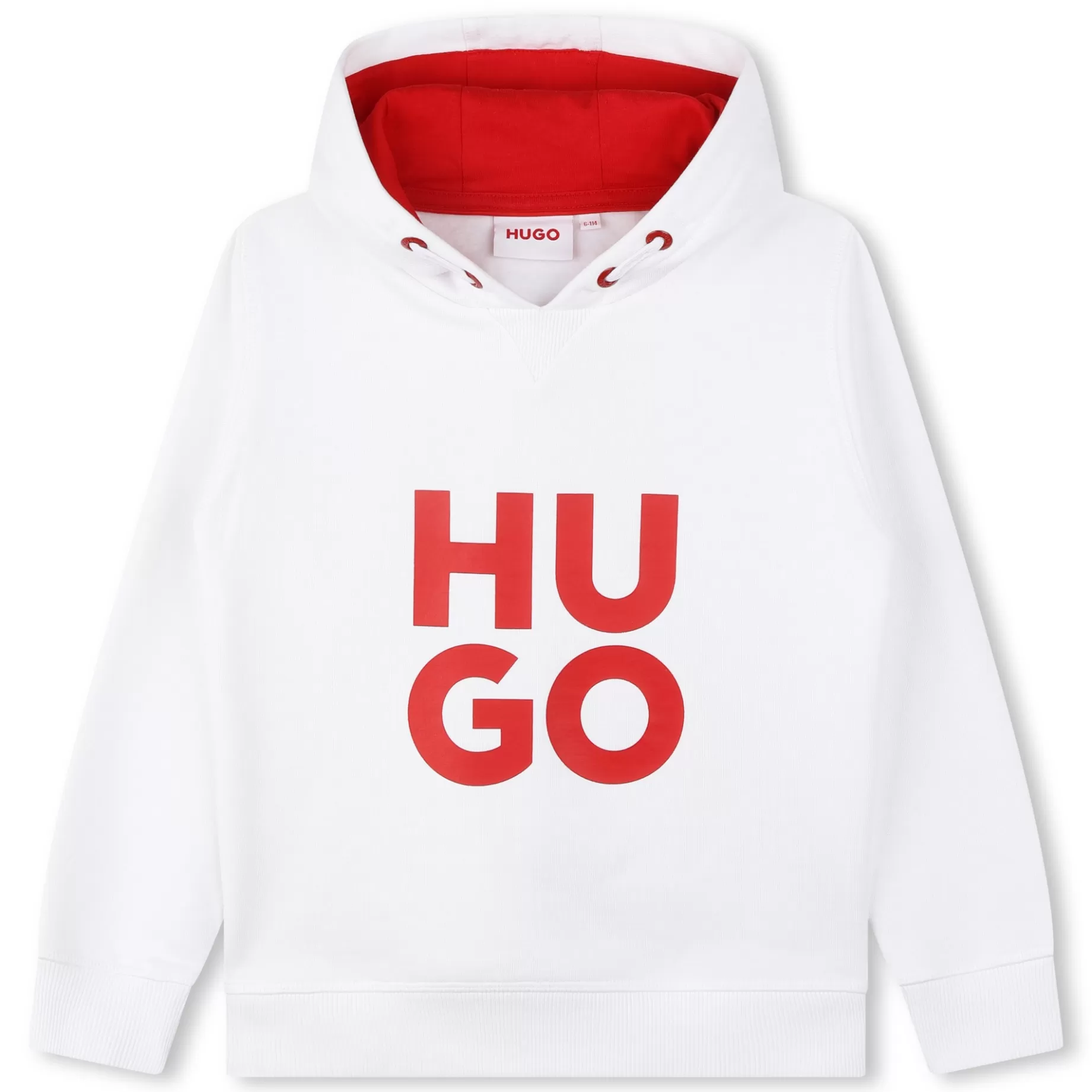 Flocked Fleece Sweatshirt^HUGO Online
