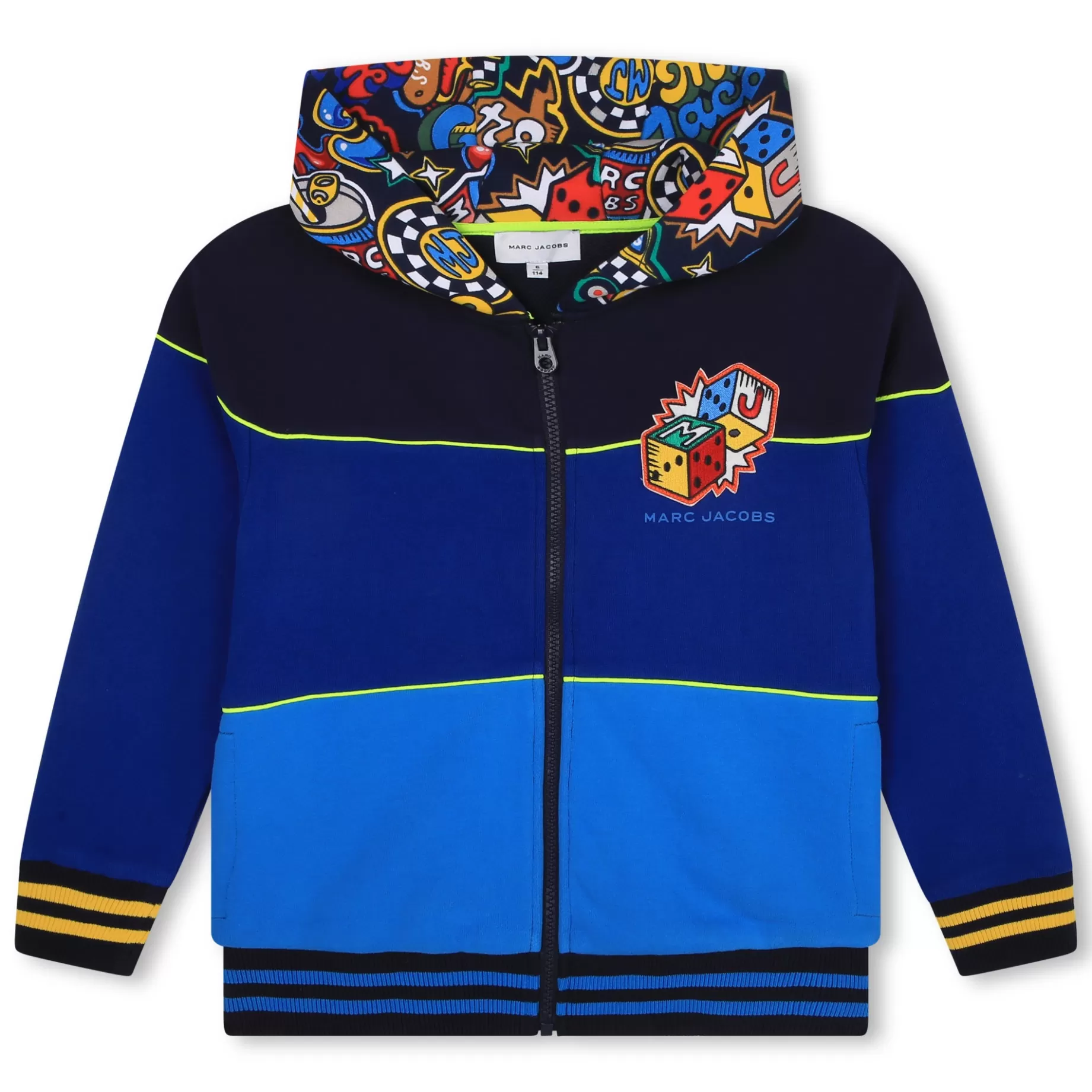Hooded Zipped Sweatshirt^MARC JACOBS New