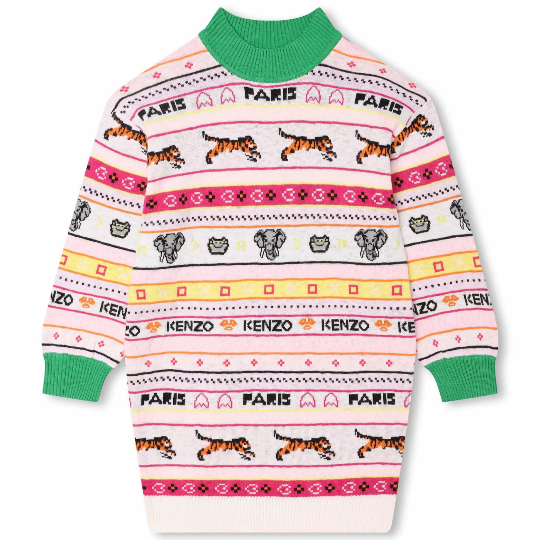 Jacquard Jumper Dress^KENZO KIDS Discount