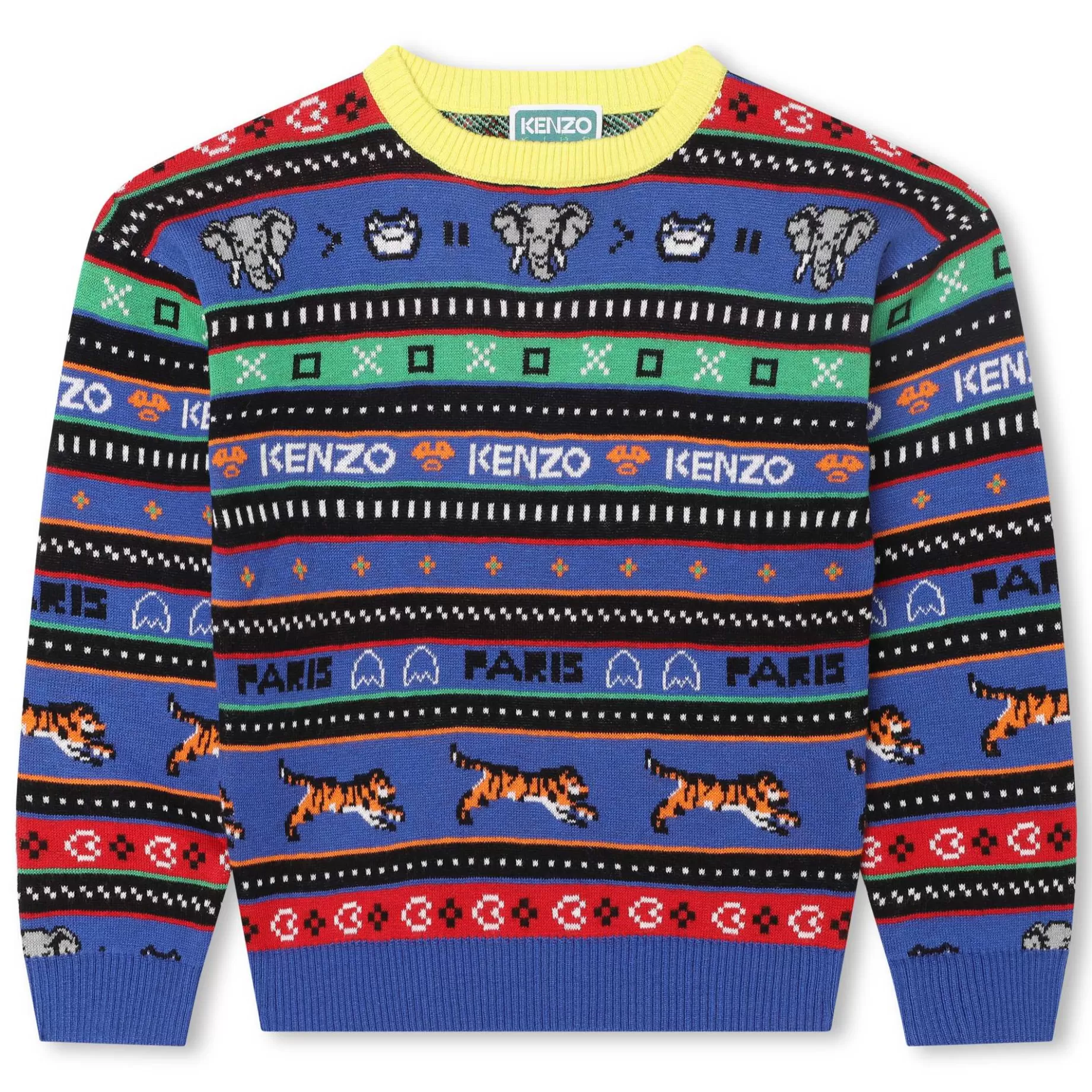 Jacquard-Motif Jumper^KENZO KIDS Sale