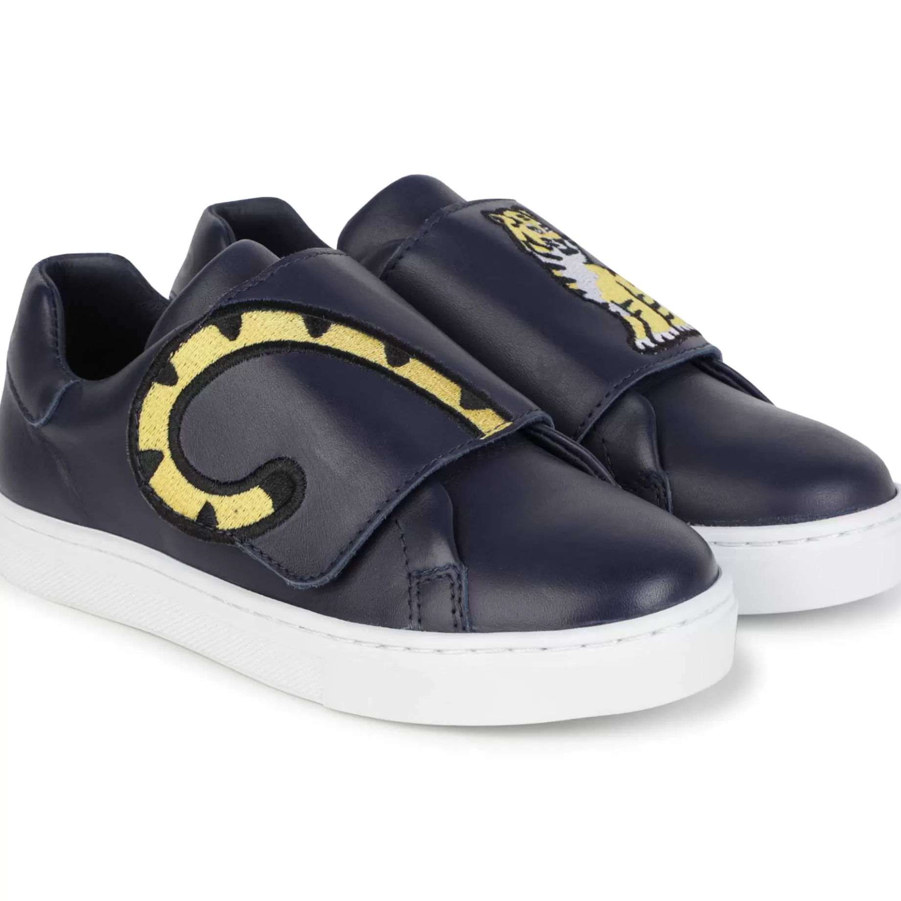 Leather Hook-And-Loop Trainers^KENZO KIDS Outlet