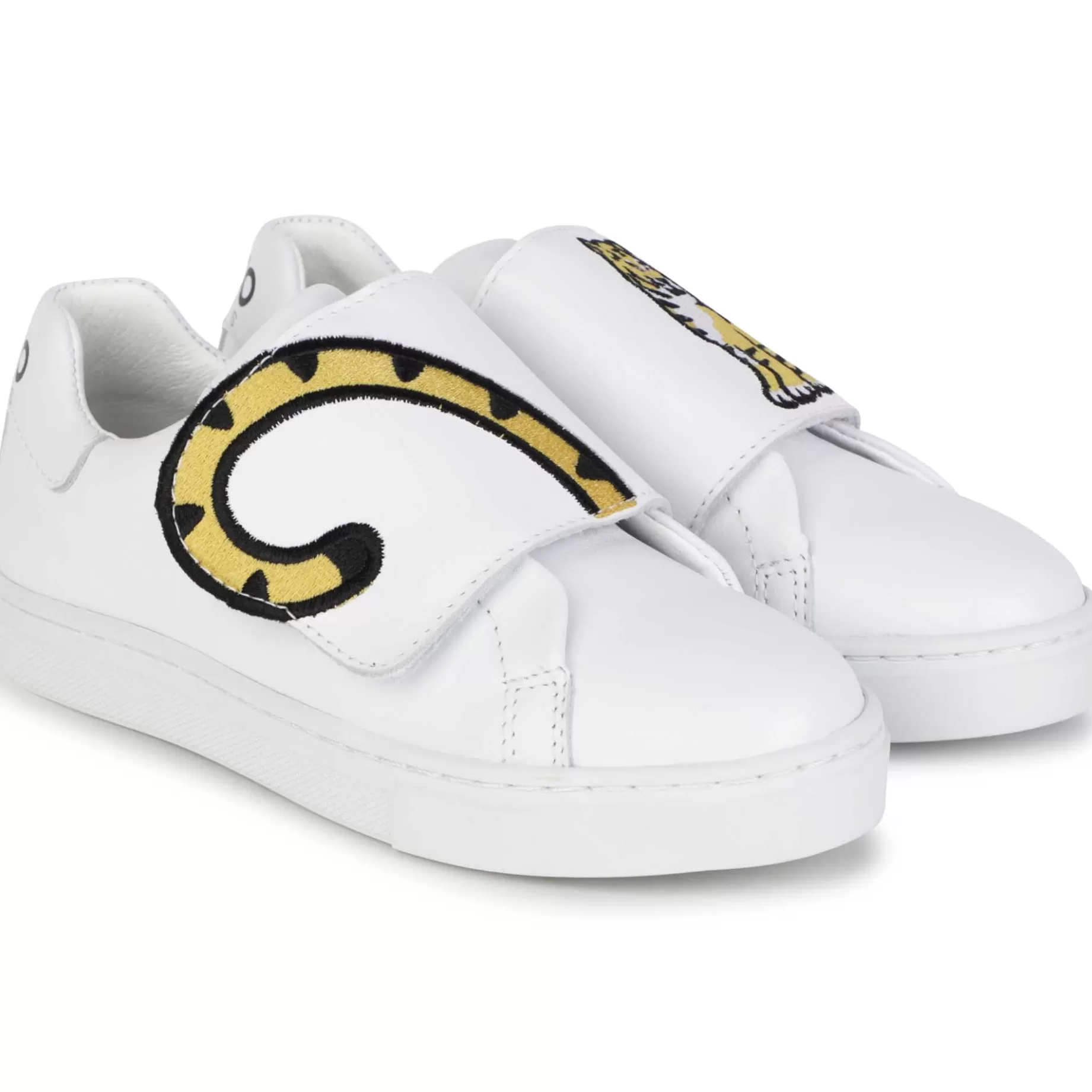 Leather Hook-And-Loop Trainers^KENZO KIDS Best Sale