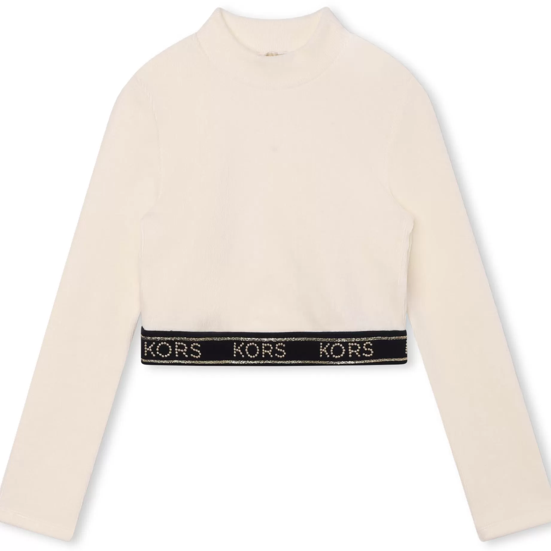 Long-Sleeved Crop Top^MICHAEL KORS Discount