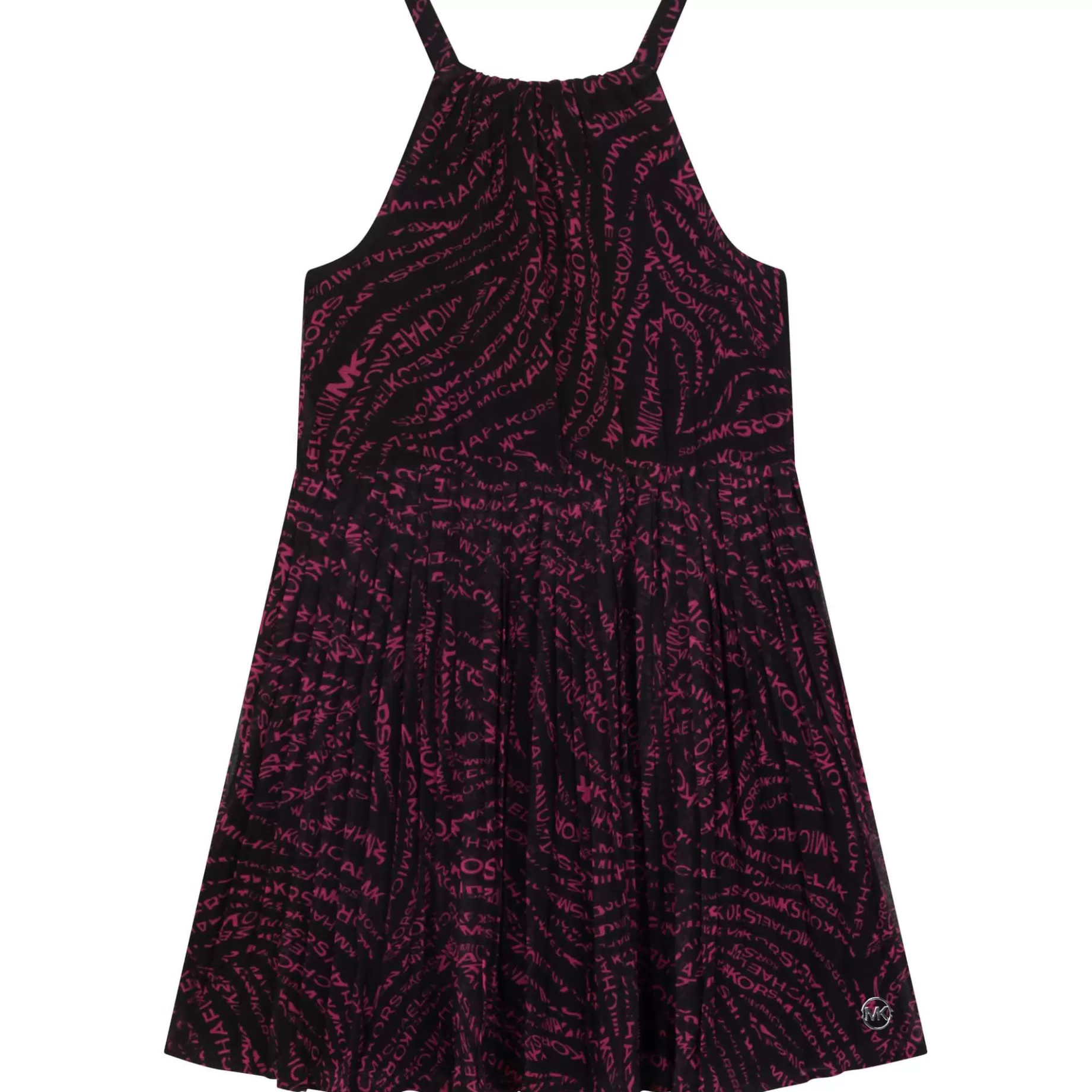 Pleated Midi Dress With Straps^MICHAEL KORS Shop