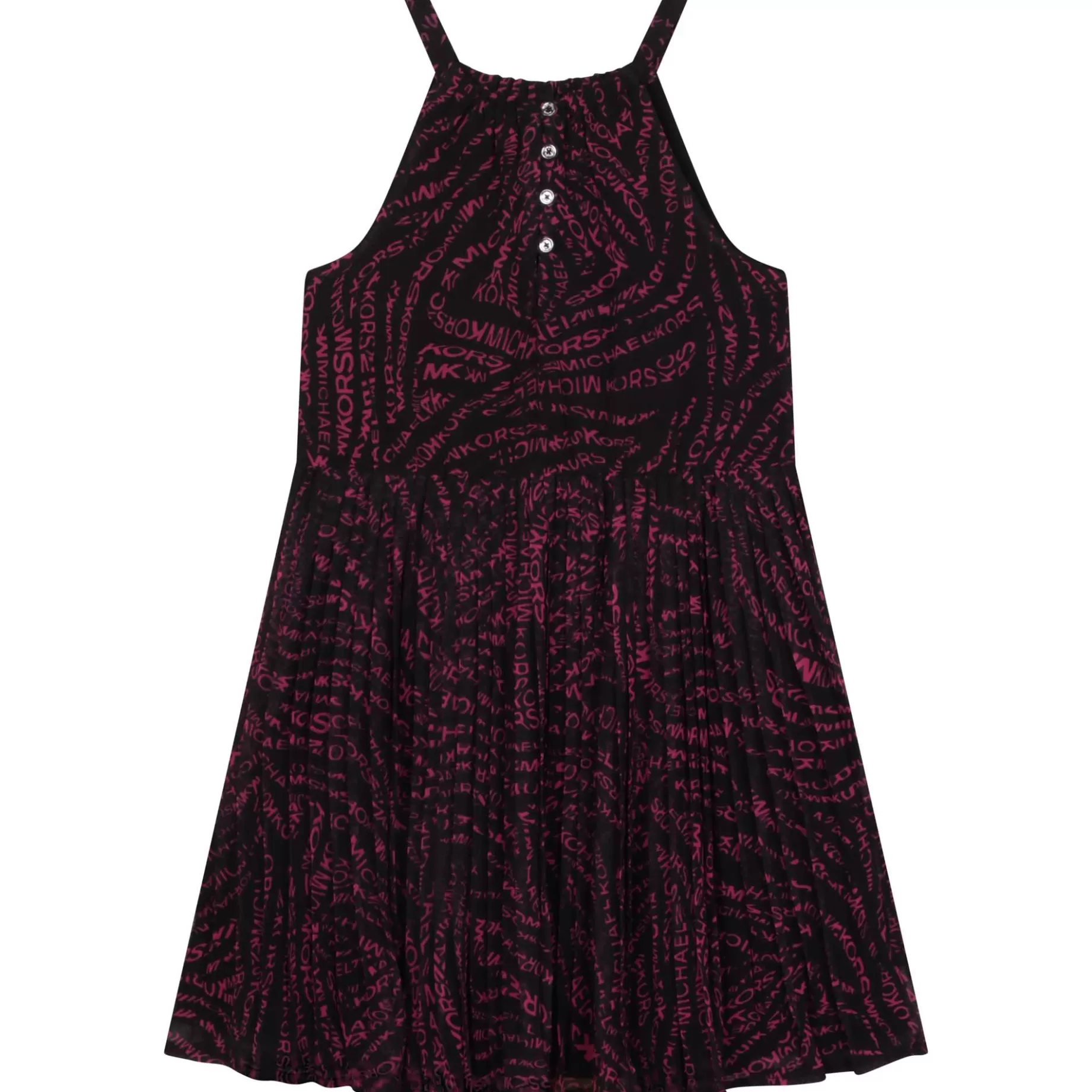 Pleated Midi Dress With Straps^MICHAEL KORS Shop