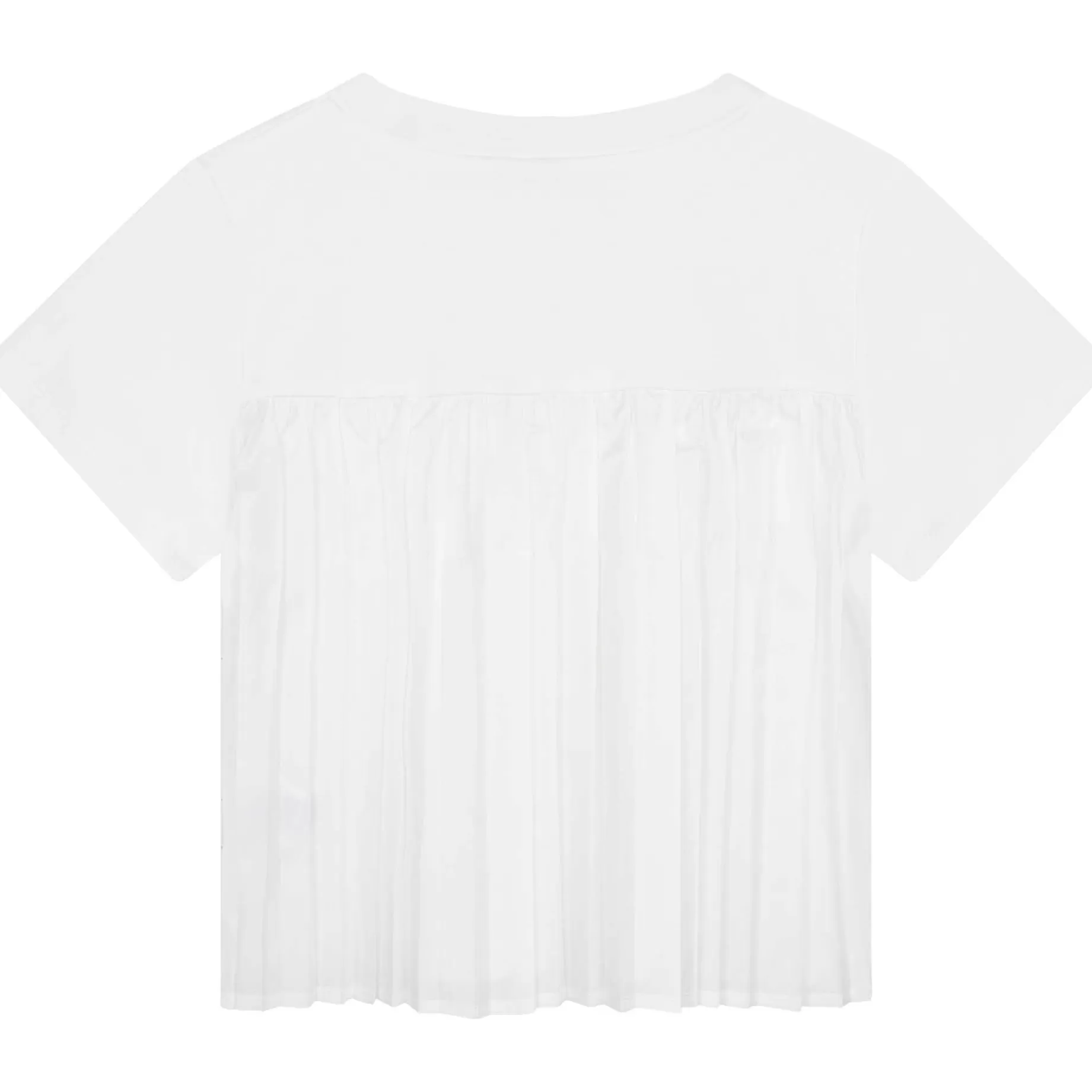 Pleated-Back T-Shirt^MICHAEL KORS Clearance