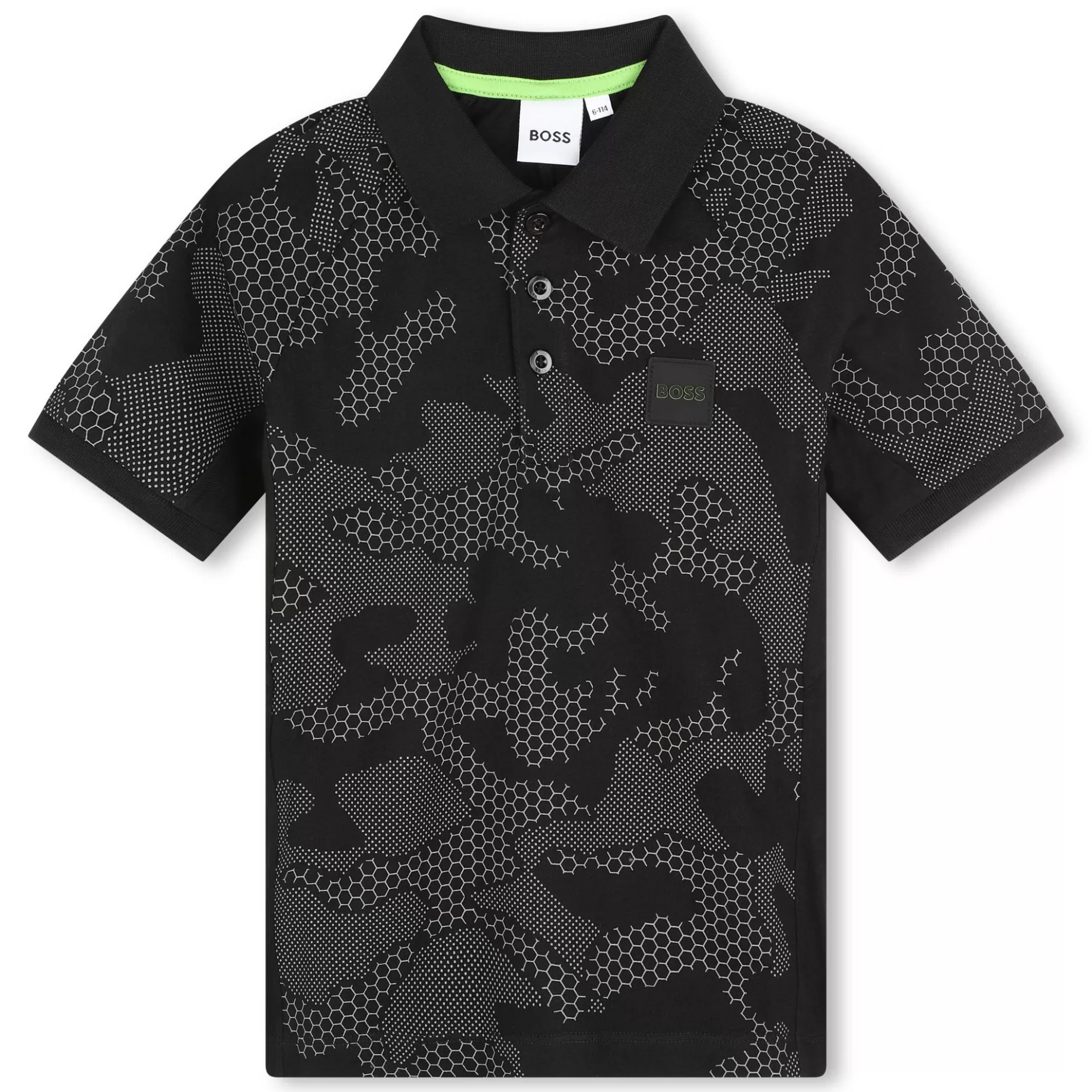 Polo With Reflective Print^BOSS Discount