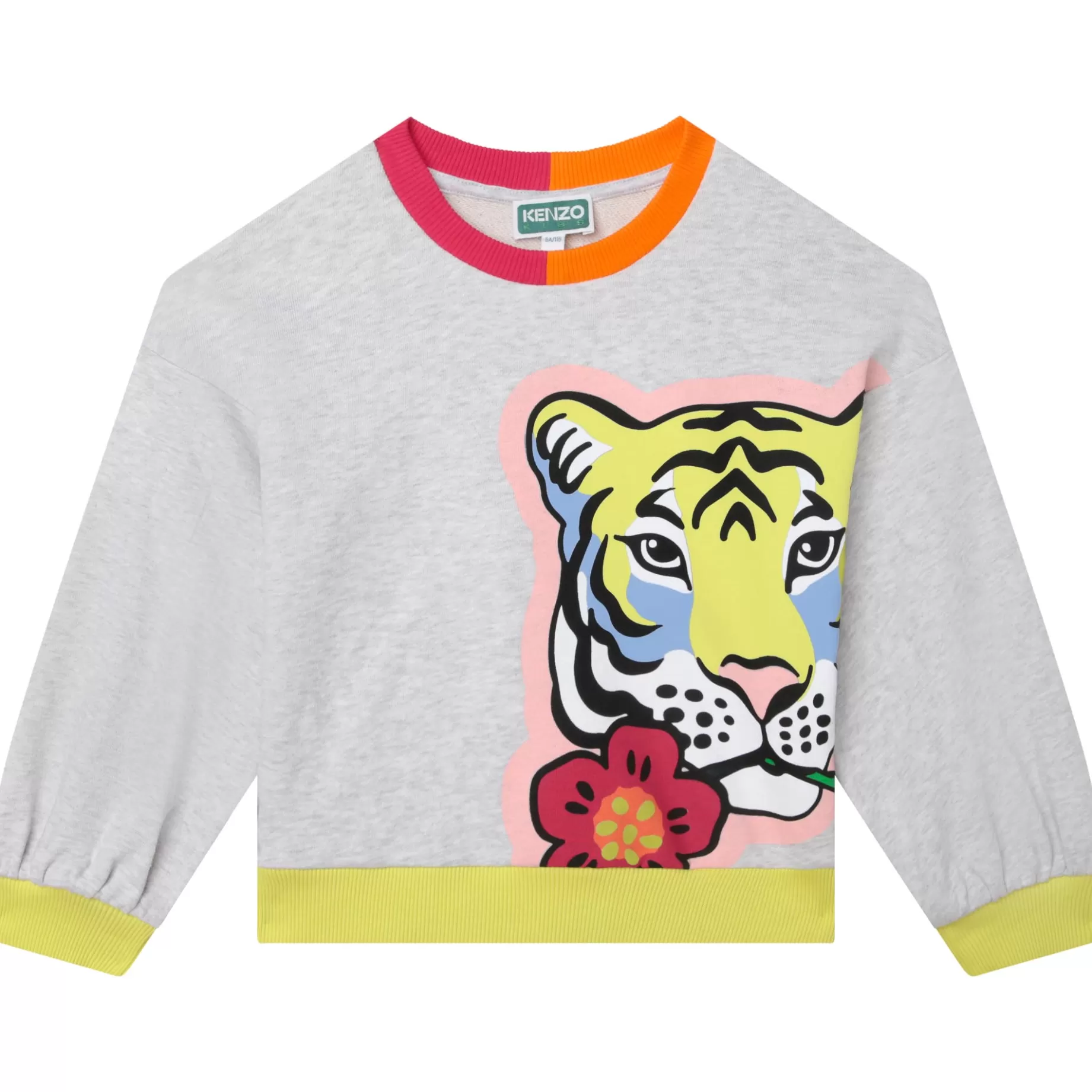 Printed Cotton Sweatshirt^KENZO KIDS Shop