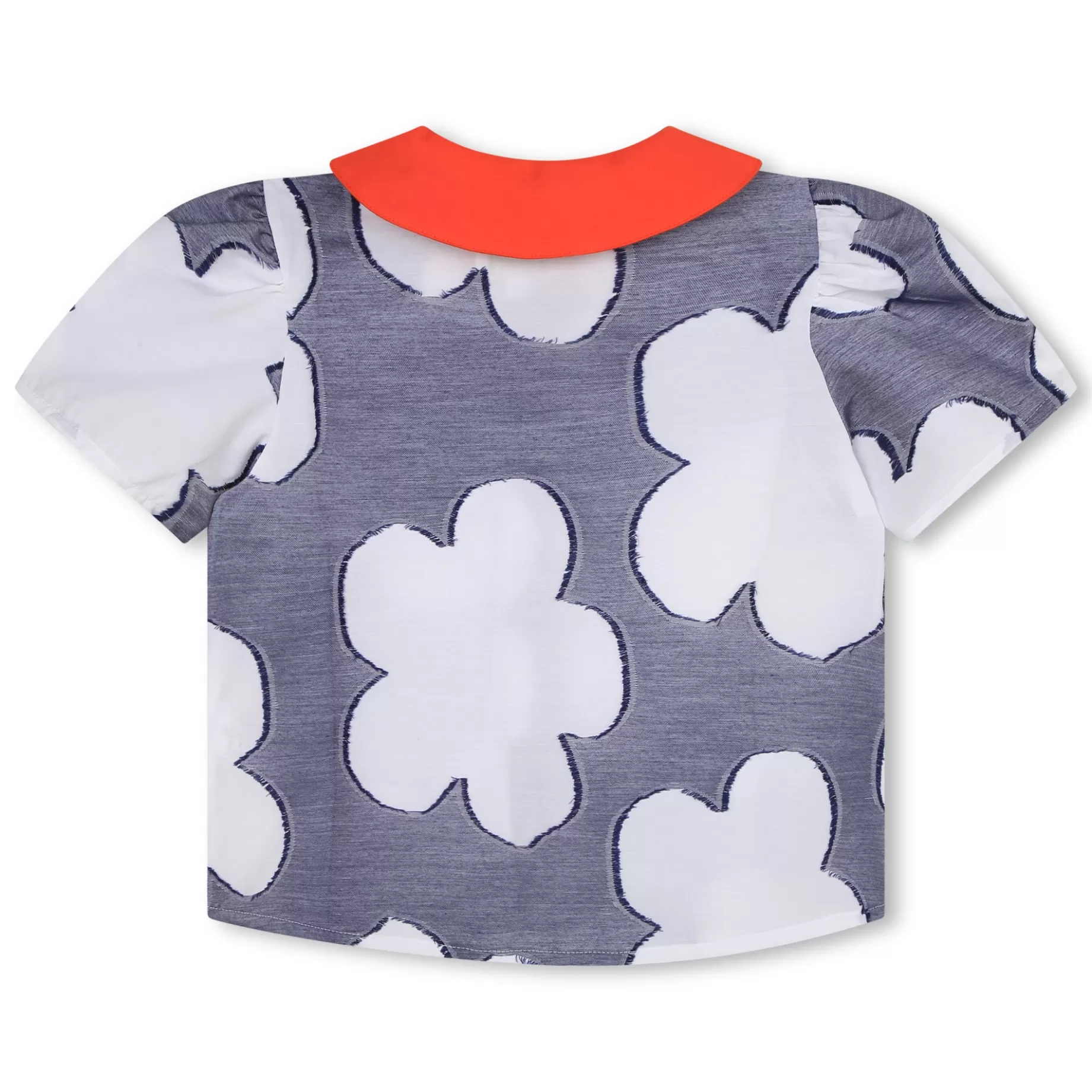 Removable-Collar Cotton Blouse^KENZO KIDS Online