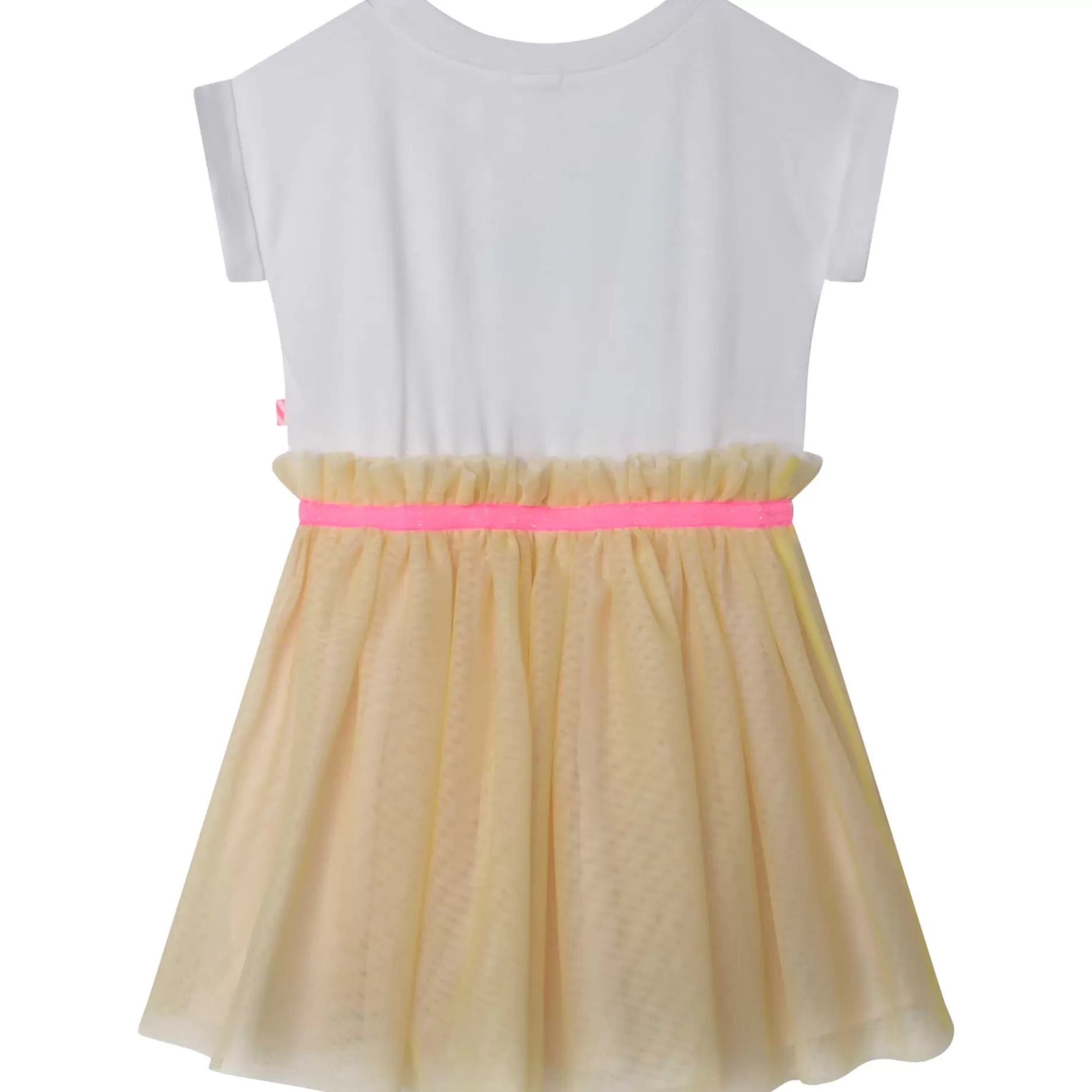 Short-Sleeve Bi-Material Dress^BILLIEBLUSH Store