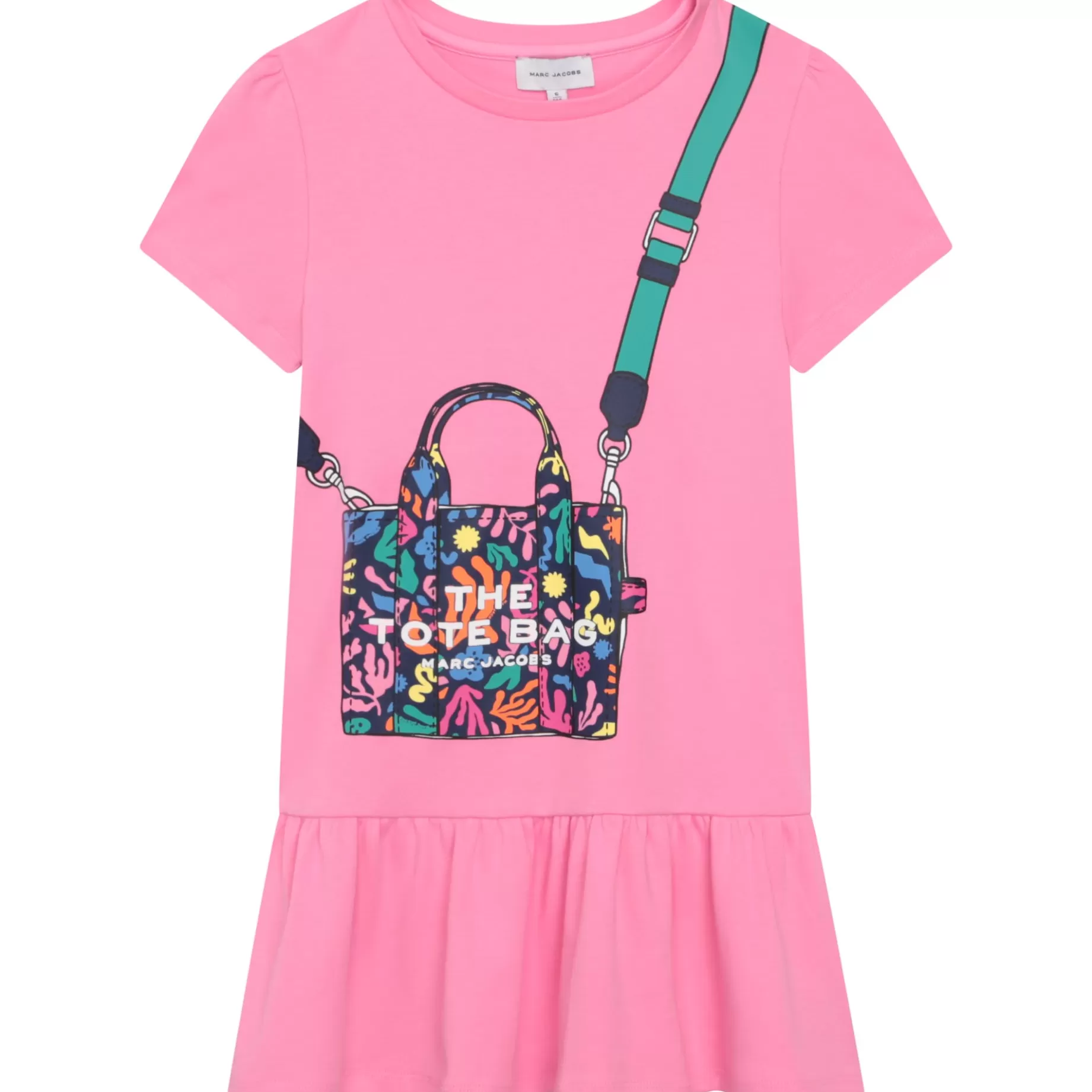 Short-Sleeved Cotton Dress^MARC JACOBS Shop