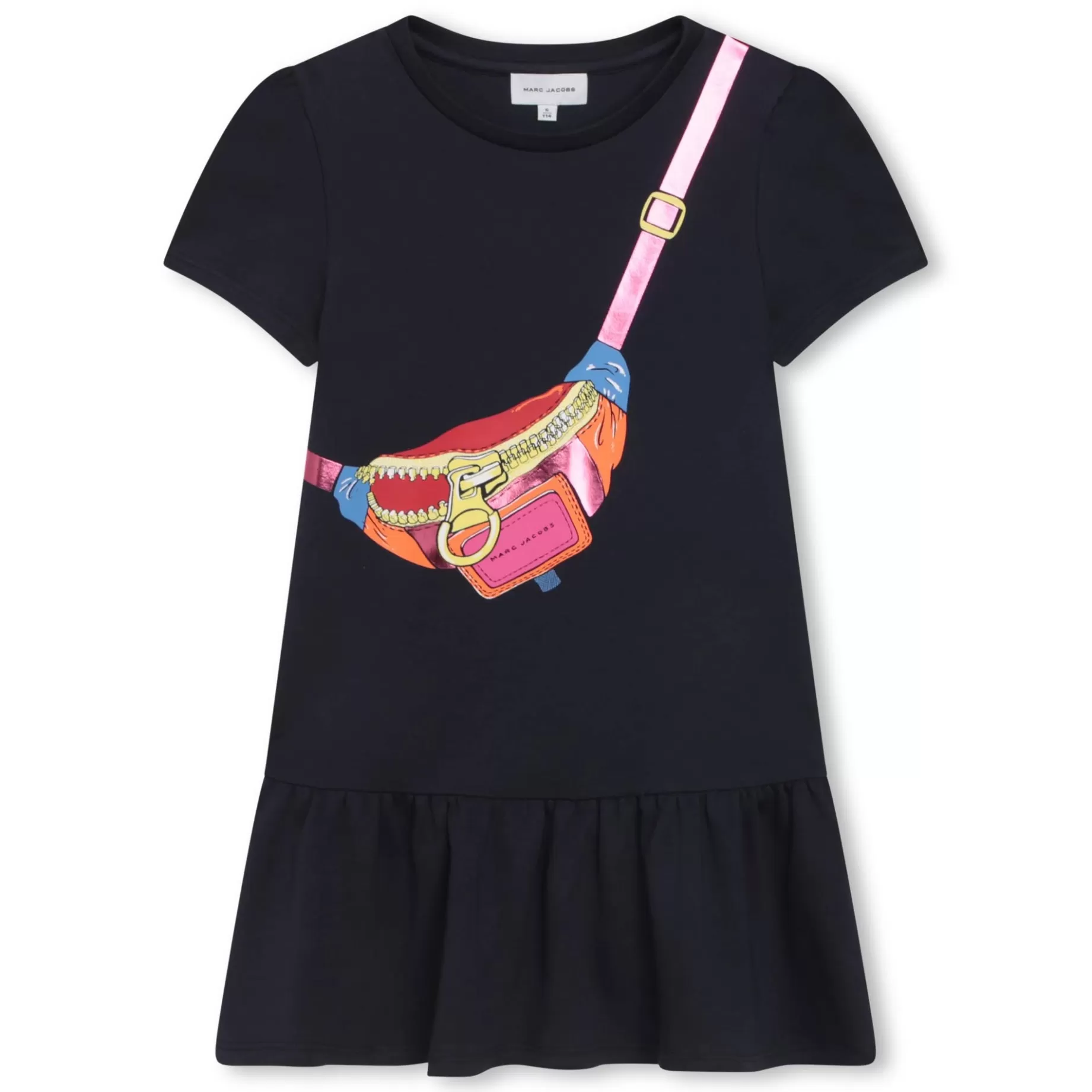 Short-Sleeved Cotton Dress^MARC JACOBS Online