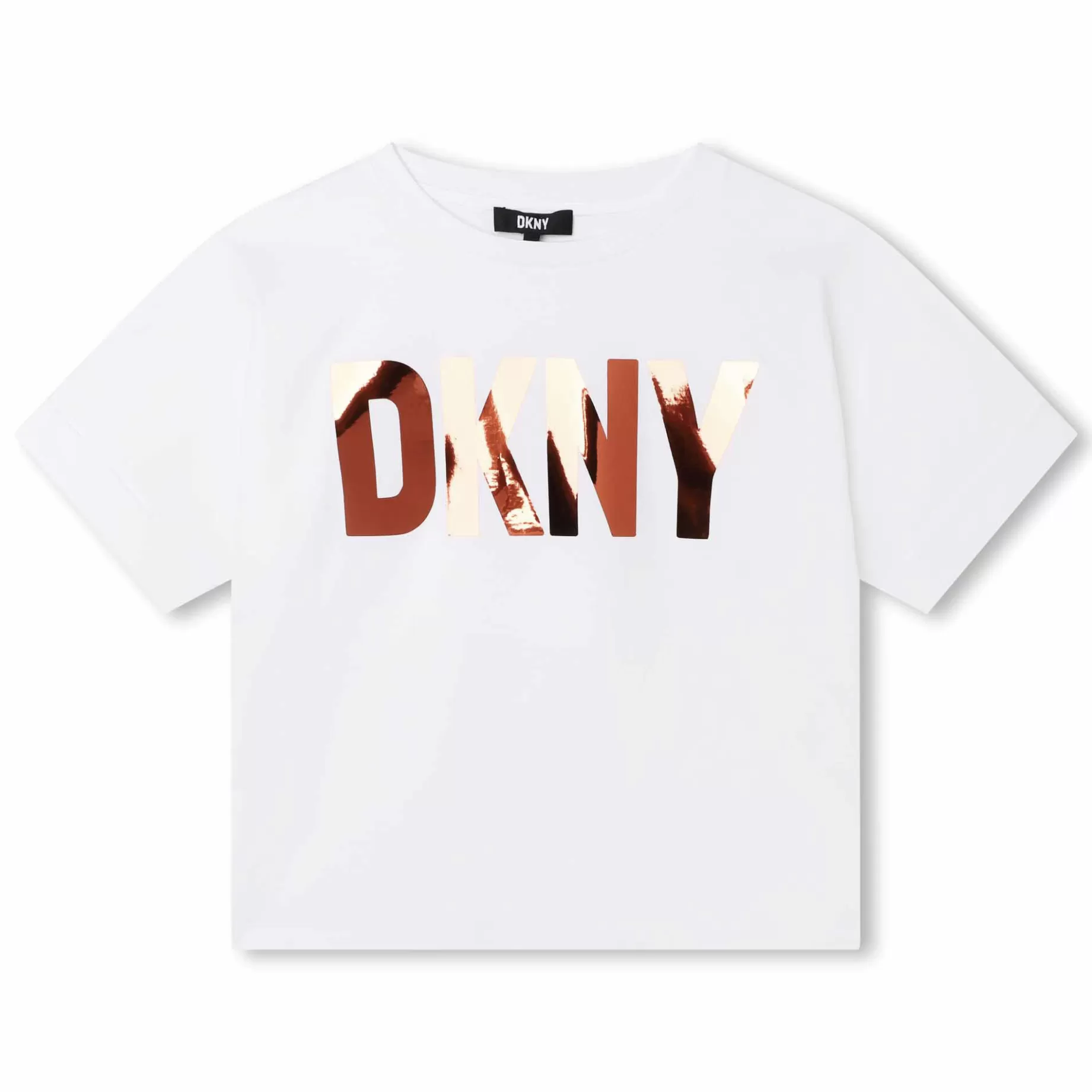 Short-Sleeved Cotton T-Shirt^DKNY Outlet