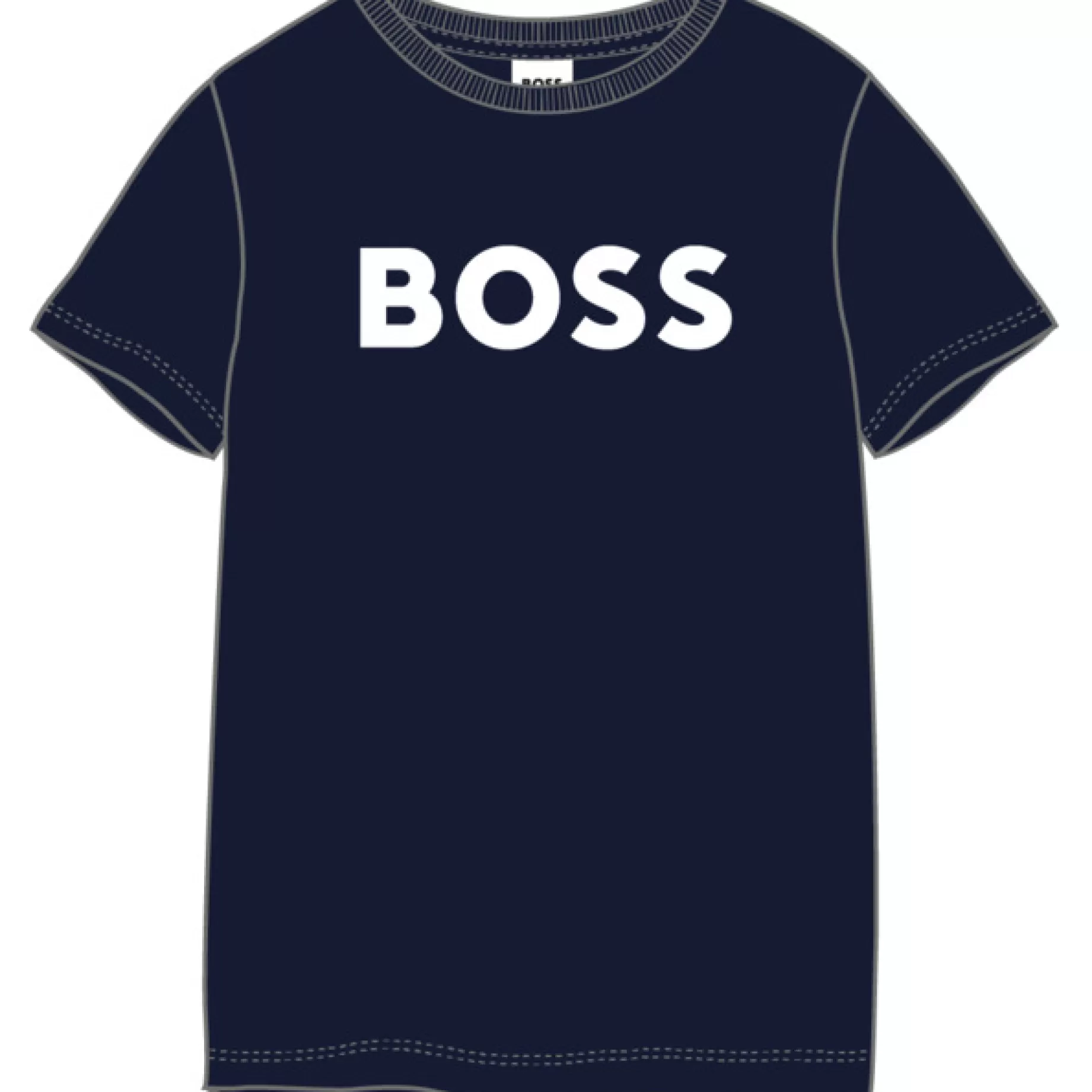 Short-Sleeved Cotton T-Shirt^BOSS Outlet