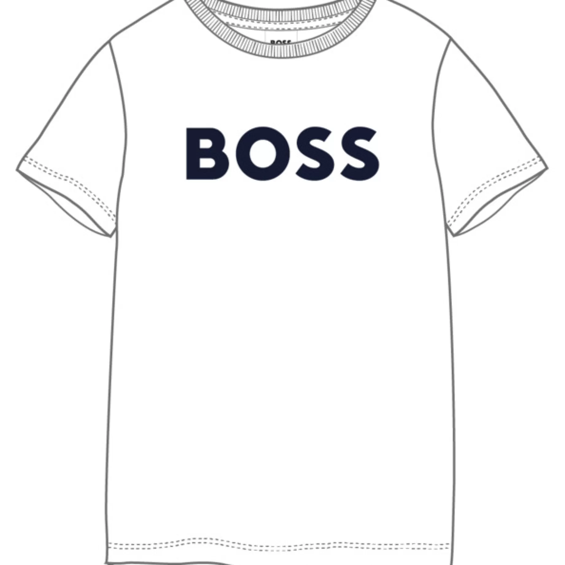 Short-Sleeved Cotton T-Shirt^BOSS Sale