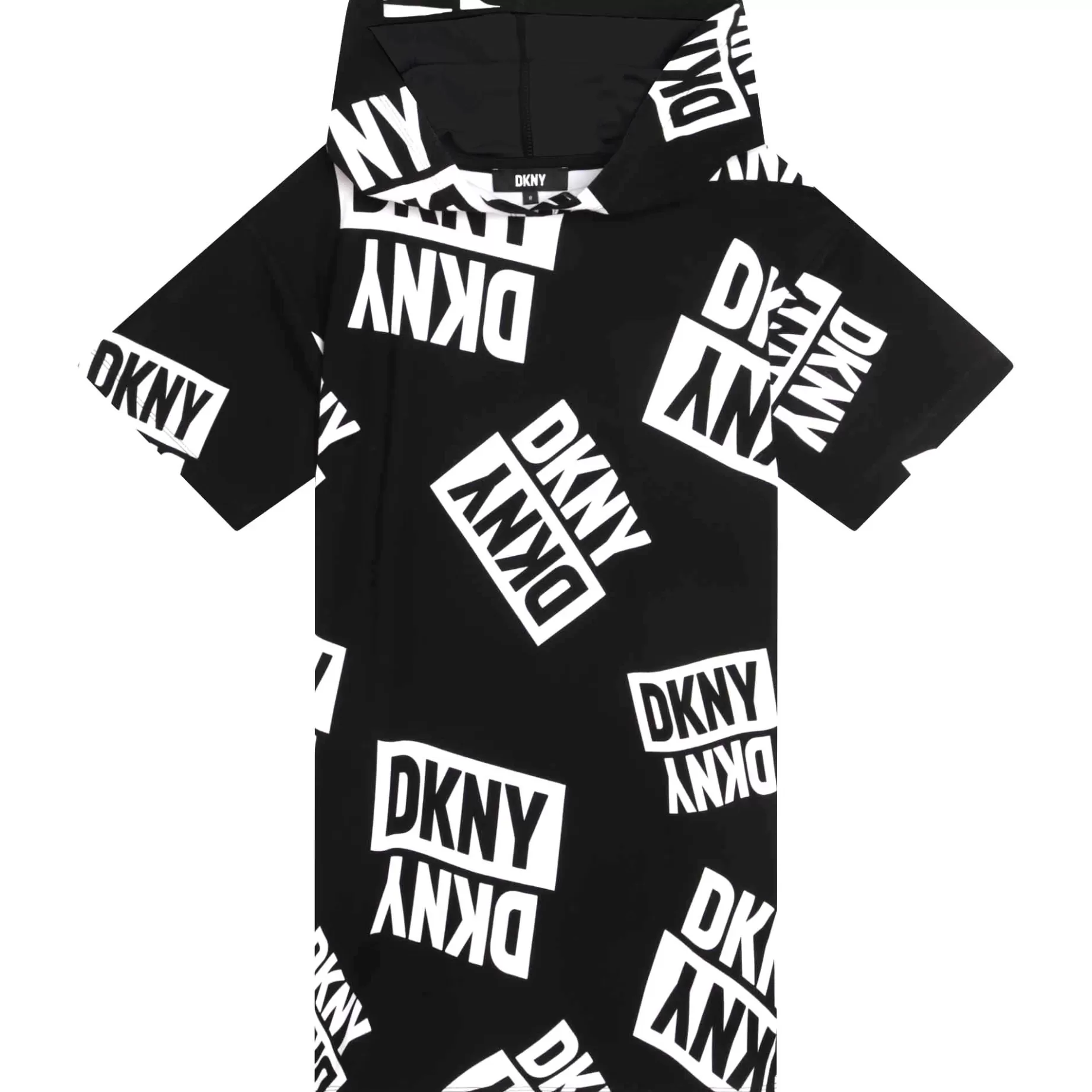 Short-Sleeved Hooded Dress^DKNY Cheap