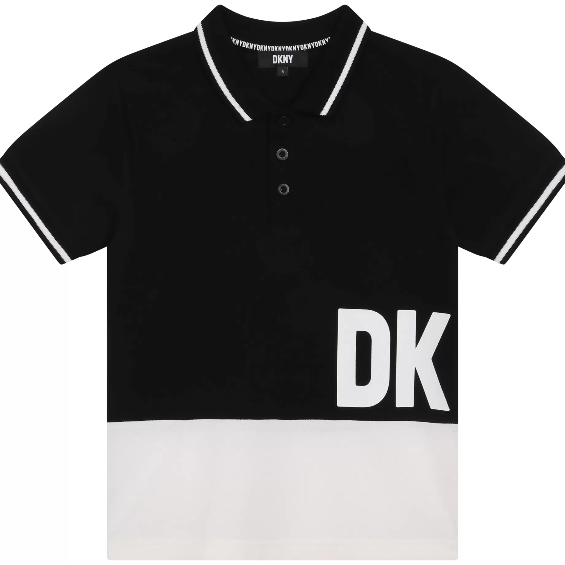 Stripe Detail Bi-Colour Polo^DKNY Cheap