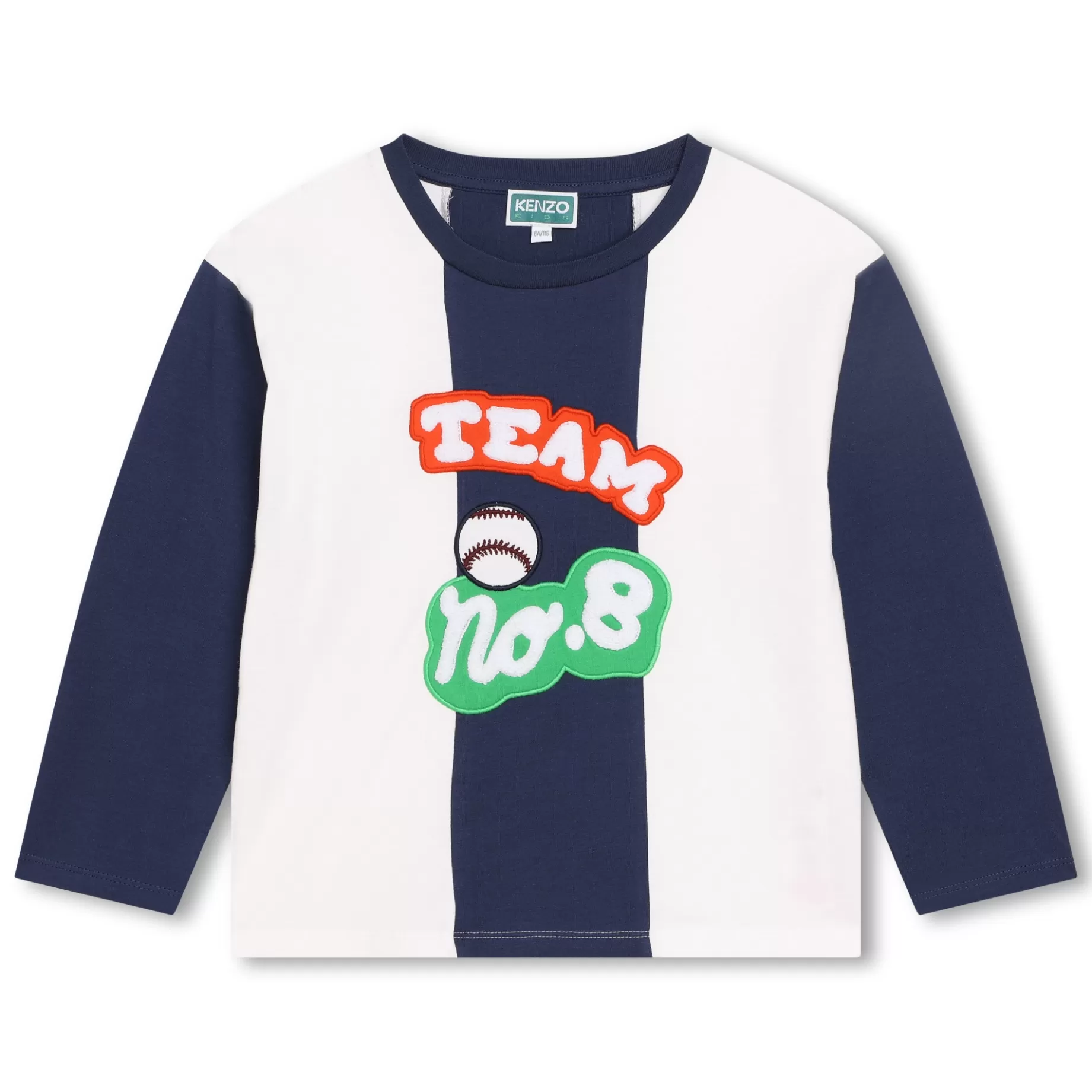 Striped Panel T-Shirt^KENZO KIDS Clearance