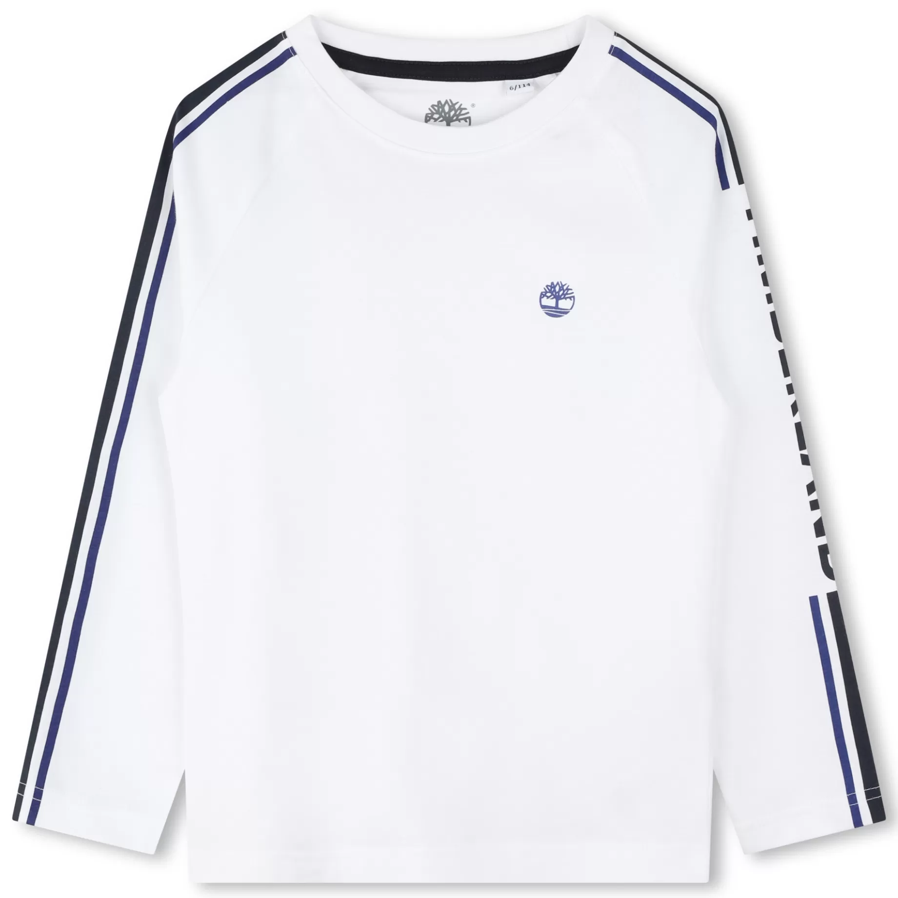T-Shirt With Logo And Stripes^TIMBERLAND Cheap