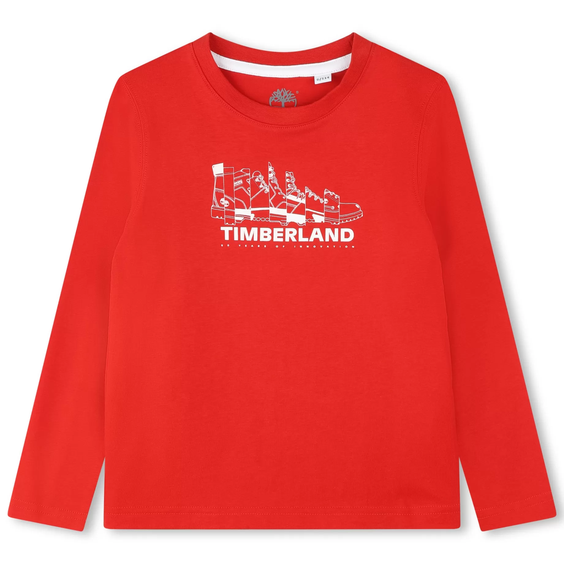 T-Shirt With Yellow Boot Print^TIMBERLAND Shop